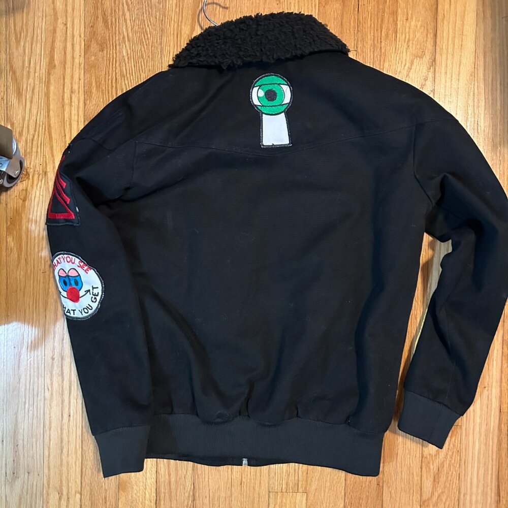 Patchwork Bomber Jacket - image 3